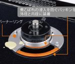 Paloma瓦斯爐平整檯面